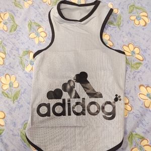 Adidog grey vest XL